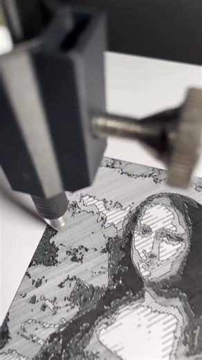 PlotterPen | Satisfying Code Art on Instagram: "Here I was just testing python program for converting picture to svg :) #penplotter #plotterart #oddlysatisfying #generativeart #plotterpen"