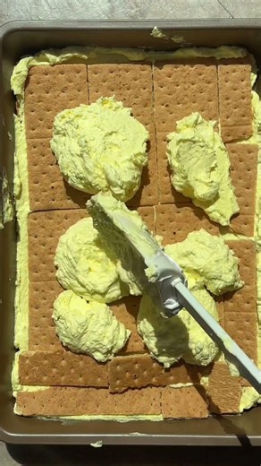 Lemon ice box cake 🍰 #easydessert #easyrecipe #dessert #lemon #sweets