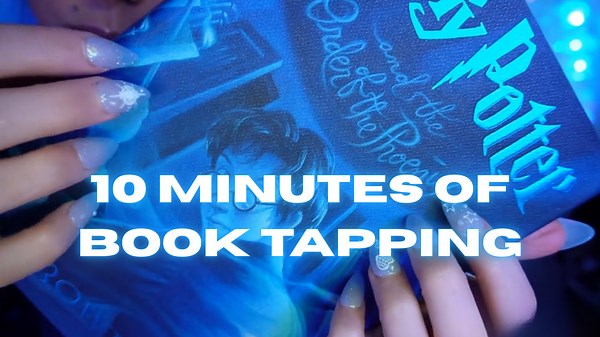 Calming Book Tapping ASMR Experience