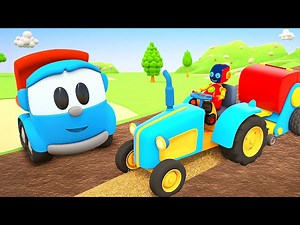 Car cartoons for kids & Cars and trucks. Street vehicles & Full episodes cartoon for kids. - Videos For Kids