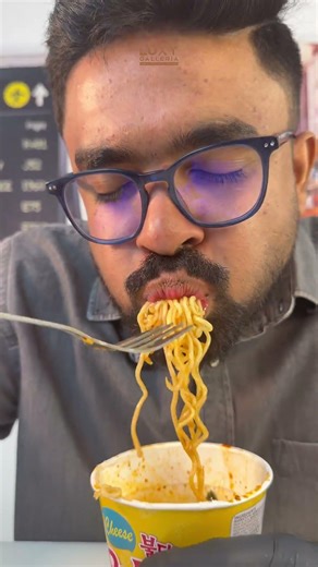 Mixing Shin Ramen With Buldak Cheese Cup Was A Crazy Idea 😳🔥🍜