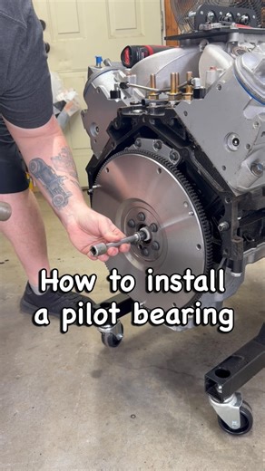 How to install a pilot bearing #mechanic #autorepair #engine ne