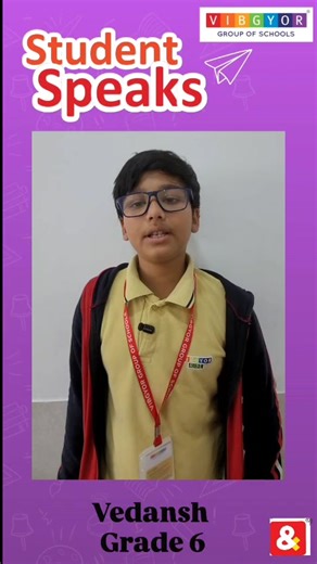### 🧪✨ Understanding *Solutions and Solubility* ✨💧 Vedansh from *Grade 6* presented an excellent talk on *Solutions and Solubility*, explaining how substances dissolve and what factors affect the solubility of different materials. 🌟 He shared clear examples and simple demonstrations that made the concept easy and engaging for everyone to understand. 📘✨ Vedansh presented with confidence and clarity. Well done, Vedansh! 👏👏 #ScienceTalk #Solutions #Solubility #LearningIsFun #Grade6 #StudentPr