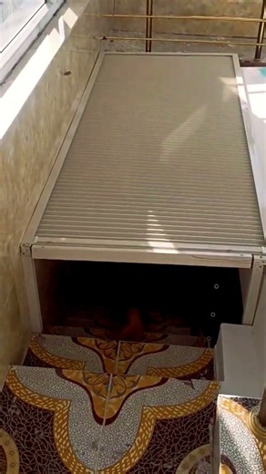 This Sliding Staircase Cover Is a Brilliant Space-Saving Idea #shorts