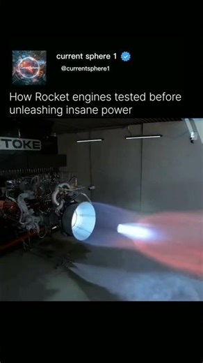 Inside Rocket Engine Testing: Unleashing #SpaceTech#RocketScience#Engineering #fyp#Technology