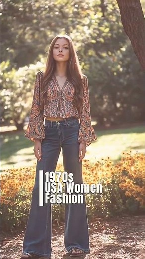 1970s Fashion Trends USA Woman in their 20s