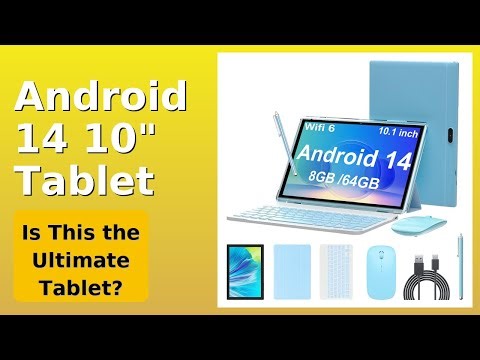 REVIEW (2025): Android 14 10" Tablet. Features.