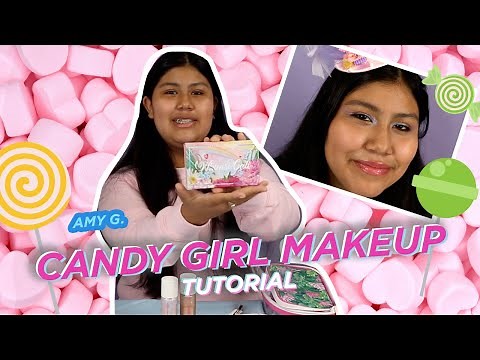 QUICK & EASY 5 MINUTE Candy Girl Makeup Look | Halloween Makeup!