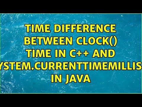 Time difference between clock() time in c++ and System.CurrentTimeMillis() in java
