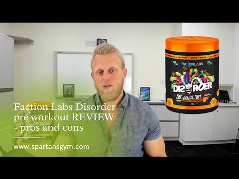 Faction Labs Disorder pre workout REVIEW - pros and cons
