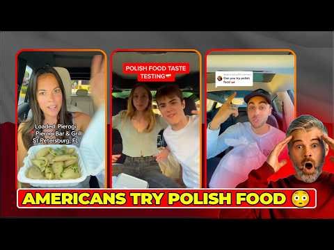 Americans React to Polish Food… They Didn’t Expect This! 🇵🇱