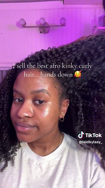 These are the best afro kinky curly bundles ever!!! The hair in this video: 22”22”22” Afro kinky curly Hair from: LBL EXTENSIONS (LINKED IN MY BIO) #afrokinkycurly #curlyextensions #rawhair #virginhair #hairsale #blackgirlhairstyles