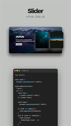 Slider Animation 🌋