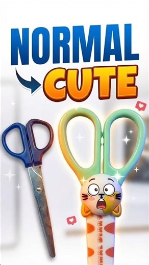 Normal Vs Cute Stationery, Stationary Collection, School Items #shorts #schoolsupplies #stationery