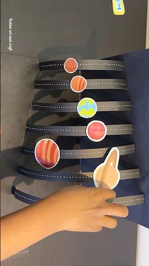 🌌 Solar System Model for School | Easy DIY Project 🚀 #shortsfeed
