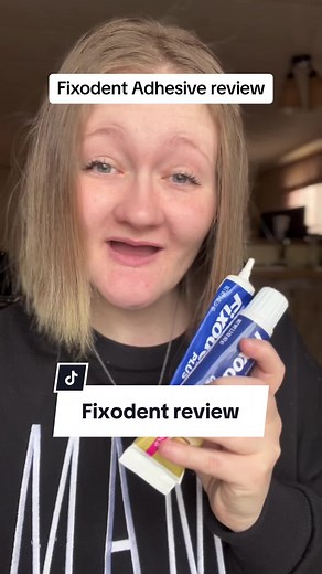 Reviewing Fixodent Denture Adhesive #toothless #dental #fyp