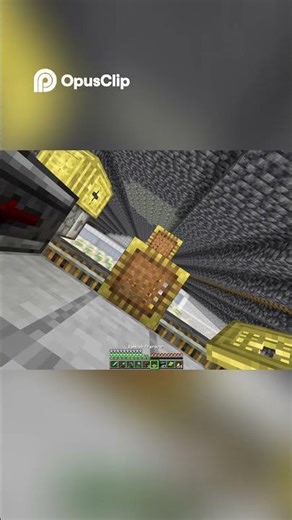 Minecraft Redesign Fixing the Yellow Block Shaft Problem! #minecraft #minecraftshorts #gaming