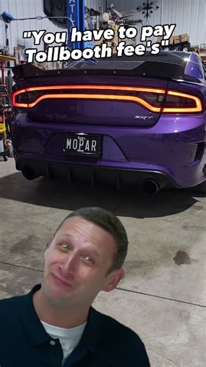 The good ole hide-a-way plate frames. . . . #mechaniclife #funny #hideaway #licenseplate #12voltvillains #tipsandtricks #howto #diy #cargirl #carguy #mopar #ornocar #yousureaboutthat #tollbooth #reels | Robert Zeromski