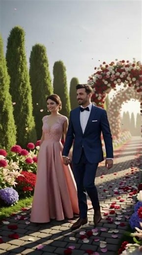 "The Most Beautiful Surprise Proposal in a Luxury Garden 💍🌹 | Emotional Love Story"
