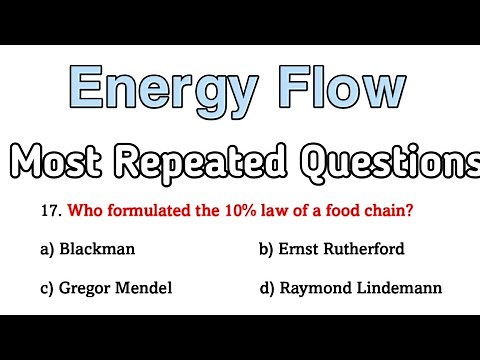 Ecology MCQ - Energy Flow in Ecosystem - Ecosystem MCQ (35)