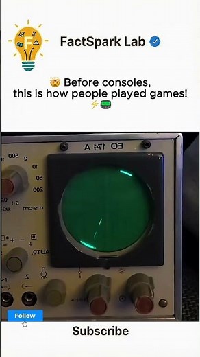 🟢🎮 What Playing the First Video Game in History Looks Like! ⏳