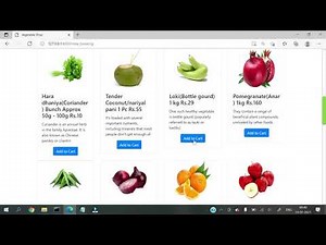 Online Vegetable Shop || Python Django Project || E Commerce Project With Product Recommendation