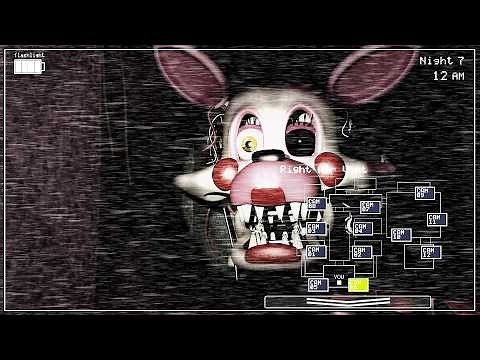Mangle FNaF in Real Time Voice Lines Animated
