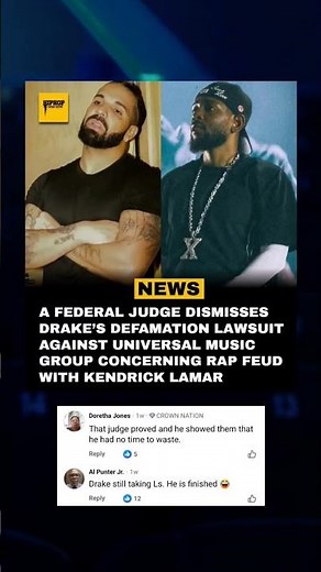Drake Loses Court Battle Linked to Kendrick Lamar Feud 😳🔥 | Judge Just Shut It Down