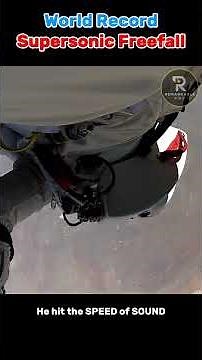 He Jumped From Space… Then Broke the Sound Barrier 💀🔥