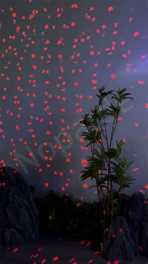 Dynamic Rotating Maple Leaf Projection Light | Perfect Autumn & Thanksgiving Decor Light