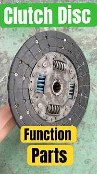 Clutch Disc: Function and Parts #automobile #mechanic #diy #education #repair #tips