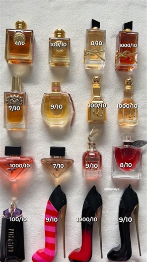 𝐅𝐢𝐧𝐧𝐨𝐥𝐲𝐚 🤍✨ on Instagram: "Rating some of the best women perfumes popular online ❤️✨ - Burberry Goddess vs Burberry Goddess intense @burberrybeauty - YSL Libre EDP vs YSL Libre intense @yslbeauty - D&G Devotion @dolcegabbana_beauty - Chloe Nomade Jasmine Naturel @chloe - Jimmy Choo I want-Choo vs | want choo le parfum @jimmychoo - Prada Paradoxe intense vs Prada Paradoxe virtual flowers @pradabeauty - Jean Paul Gaultier So scandal @jeanpaulgaultier - Lancome la vie est belle l’elixir @l