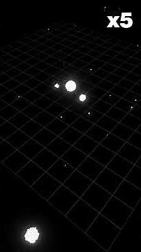 Star Systems Formation N-body Simulation 💫 #gravity #space #astronomy