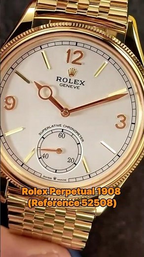 The ONLY Rolex with a see-through case back! 👑👀 #rolex #rolex1908 #luxurywatches #quietluxury