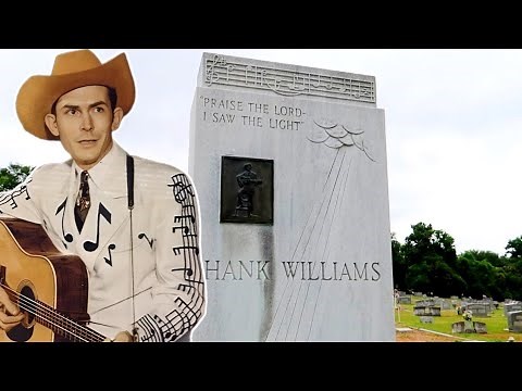 HANK WILLIAMS Grave/Death Car Museum/Statue - Montgomery AL