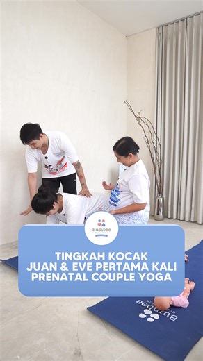 POV PERTAMA KALI PRENATAL YOGA BARENG PAKSU 😂🧘‍♀️ Yuk tag, save, dan share ke paksu biar siap kalau tiba-tiba diajak prenatal yoga bareng 😅🤭 #bumil #pregnant #juanneve #bumilhappy #pregnancy