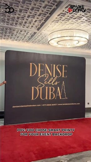 Premium Fabric Backdrop Printing Dubai | Luxury Event Backdrops