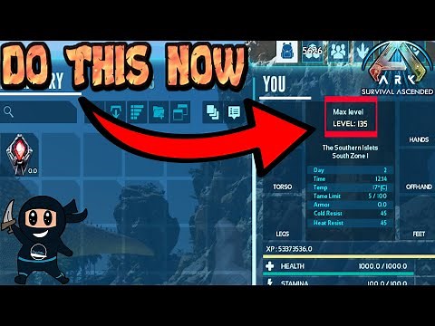How to Max level of 135 in Ark Survival Ascended