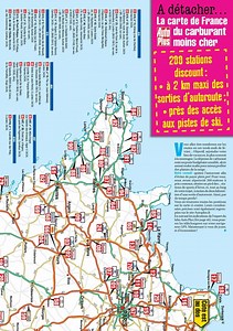 La carte de France du carburant moins cher