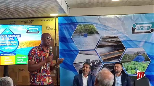 The Water Lord as he is known by his fans, Iwer George has been appointed brand ambassador for WASA's 2026 Dry Season. He shared why he made the jingle, ‘Water is Life’, at the launch of the Authority's dry season campaign. | TTT Live Online