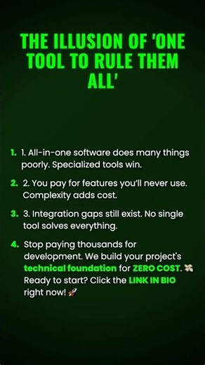 The Illusion of 'One Tool to Rule Them All' #ad (Verify Info)