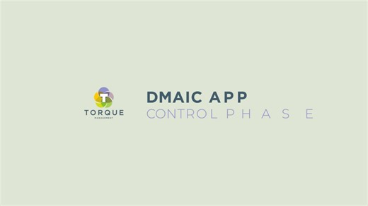 Control Phase of the DMAIC App