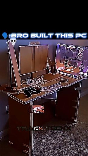 Setup Transformation | From Trash to Beast PC ☠️#pc#gameingpc#cardboardpc#tech#edits