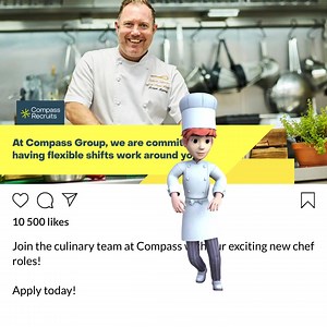 136 reactions · 15 shares | Become a Chef at Compass. Progress within a company that invests in its people, celebrates individuality, and rewards and recognises employees who go beyond the plate. | Compass Group UK & Ireland | Facebook