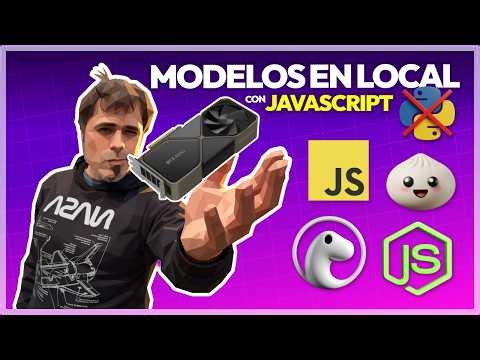 MODELOS de IA LOCALES en el NAVEGADOR — Javascript + WebGPU (¡sin Python!)