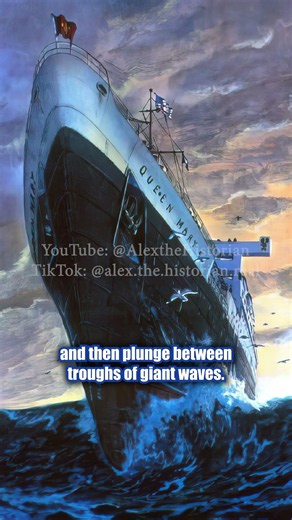 Queen Mary has some curvy sheer!