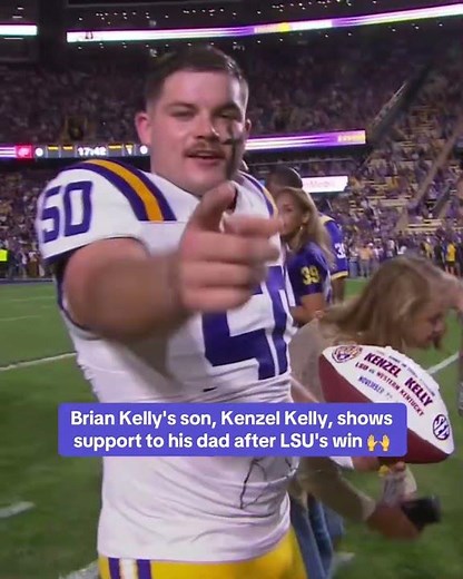 Brian Kelly’s son 🙌