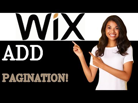 How To Add Pagination Bar To Wix (2025)
