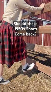 The Nike Shoe of the 1950s! #vintagefashion #50sstyle