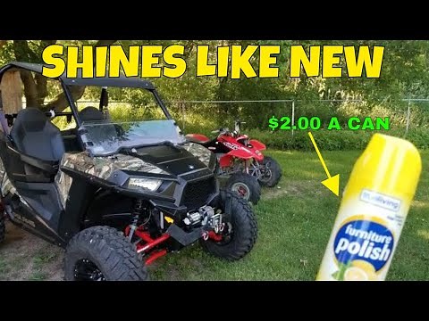 THE BEST WAY TO KEEP YOUR SIDE BY SIDE CLEAN AND SHINY. POLARIS RZR SHINES LIKE NEW